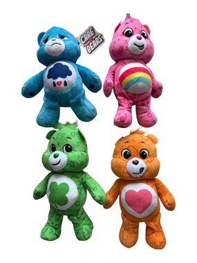 9” Care Bears Plush Bundle - 3 special editions and  - 1 NWT